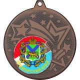 Медаль №1199-1274 (Гербы регионов, диаметр 45 мм (Медаль цвет бронза плюс жетон для вклейки) Место для вставок: обратная сторона диаметр 40 мм)