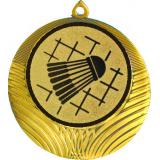Медаль MN1302 (Бадминтон, диаметр 56 мм (Медаль плюс жетон))