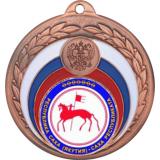Медаль №1201-196 (Гербы регионов, диаметр 50 мм (Медаль цвет бронза плюс жетон для вклейки) Место для вставок: обратная сторона диаметр 45 мм)