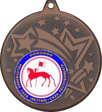 Медаль №1201-1274 (Гербы регионов, диаметр 45 мм (Медаль цвет бронза плюс жетон для вклейки) Место для вставок: обратная сторона диаметр 40 мм)