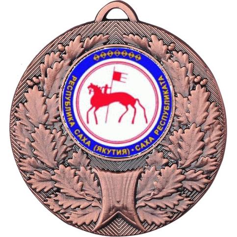 Медаль №1201-192 (Гербы регионов, диаметр 50 мм (Медаль цвет бронза плюс жетон для вклейки) Место для вставок: обратная сторона диаметр 45 мм)