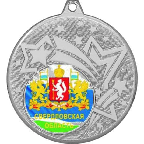 Медаль №1202-1274 (Гербы регионов, диаметр 45 мм (Медаль цвет серебро плюс жетон для вклейки) Место для вставок: обратная сторона диаметр 40 мм)