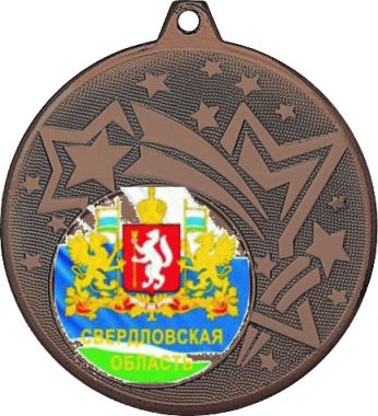Медаль №1202-1274 (Гербы регионов, диаметр 45 мм (Медаль цвет бронза плюс жетон для вклейки) Место для вставок: обратная сторона диаметр 40 мм)