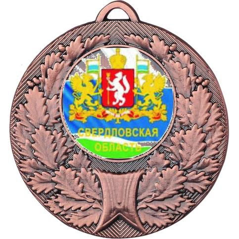 Медаль №1202-192 (Гербы регионов, диаметр 50 мм (Медаль цвет бронза плюс жетон для вклейки) Место для вставок: обратная сторона диаметр 45 мм)