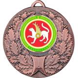 Медаль №1203-192 (Гербы регионов, диаметр 50 мм (Медаль цвет бронза плюс жетон для вклейки) Место для вставок: обратная сторона диаметр 45 мм)
