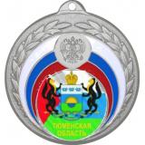 Медаль №1204-196 (Гербы регионов, диаметр 50 мм (Медаль цвет серебро плюс жетон для вклейки) Место для вставок: обратная сторона диаметр 45 мм)