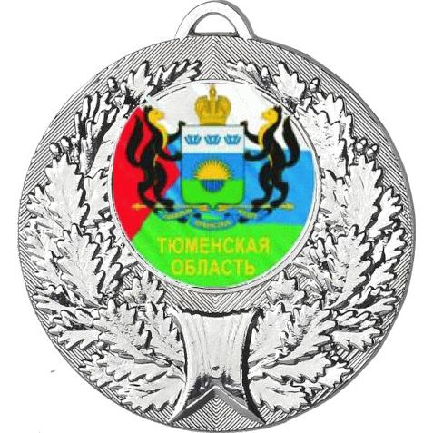 Медаль №1204-192 (Гербы регионов, диаметр 50 мм (Медаль цвет серебро плюс жетон для вклейки) Место для вставок: обратная сторона диаметр 45 мм)
