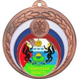 Медаль №1204-196 (Гербы регионов, диаметр 50 мм (Медаль цвет бронза плюс жетон для вклейки) Место для вставок: обратная сторона диаметр 45 мм)