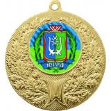 Медаль №1205-192 (Гербы регионов, диаметр 50 мм (Медаль цвет золото плюс жетон для вклейки) Место для вставок: обратная сторона диаметр 45 мм)