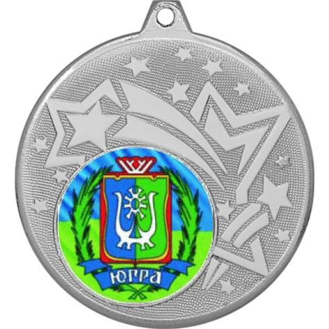 Медаль №1205-1274 (Гербы регионов, диаметр 45 мм (Медаль цвет серебро плюс жетон для вклейки) Место для вставок: обратная сторона диаметр 40 мм)