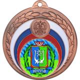Медаль №1205-196 (Гербы регионов, диаметр 50 мм (Медаль цвет бронза плюс жетон для вклейки) Место для вставок: обратная сторона диаметр 45 мм)