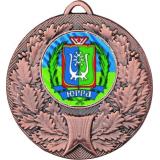 Медаль №1205-192 (Гербы регионов, диаметр 50 мм (Медаль цвет бронза плюс жетон для вклейки) Место для вставок: обратная сторона диаметр 45 мм)