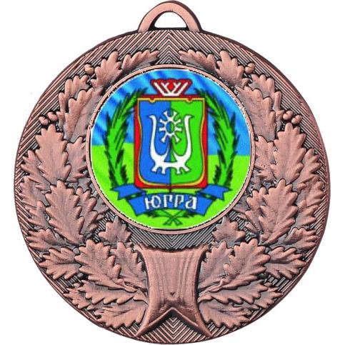 Медаль №1205-192 (Гербы регионов, диаметр 50 мм (Медаль цвет бронза плюс жетон для вклейки) Место для вставок: обратная сторона диаметр 45 мм)