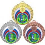 Комплект медалей №1205-196 (Гербы регионов, диаметр 50 мм (Три медали плюс три жетона для вклейки) Место для вставок: обратная сторона диаметр 45 мм)
