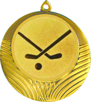 Медаль MN969 (Хоккей, диаметр 70 мм (Медаль плюс жетон VN1208))