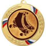 Медаль MN207 (Роллерспорт, диаметр 80 мм (Медаль плюс жетон))