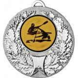 Медаль №14-192 (Гребля, диаметр 50 мм (Медаль цвет серебро плюс жетон для вклейки) Место для вставок: обратная сторона диаметр 45 мм)