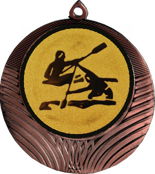 Медаль №14-1302 (Гребля, диаметр 56 мм (Медаль цвет бронза плюс жетон для вклейки) Место для вставок: обратная сторона диаметр 50 мм)
