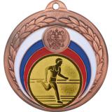 Медаль MN118 (Бег, диаметр 50 мм (Медаль плюс жетон))