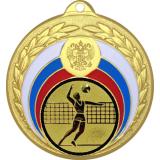 Медаль MN196 (Волейбол, диаметр 50 мм (Медаль плюс жетон))