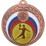 Медаль №29-196 (Гандбол, диаметр 50 мм (Медаль цвет бронза плюс жетон для вклейки) Место для вставок: обратная сторона диаметр 45 мм)
