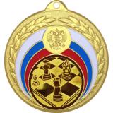 Медаль MN118 (Шахматы, диаметр 50 мм (Медаль плюс жетон))