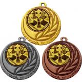 Комплект медалей №3-1274 (Шахматы, диаметр 45 мм (Три медали плюс три жетона для вклейки) Место для вставок: обратная сторона диаметр 40 мм)