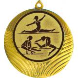 Медаль MN1302 (Гимнастика, диаметр 56 мм (Медаль плюс жетон))