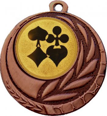 Медаль MN27 (Азартные игры, диаметр 45 мм (Медаль плюс жетон VN39))