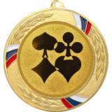 Медаль MN207 (Азартные игры, диаметр 80 мм (Медаль плюс жетон))