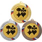 Комплект медалей №39-1285 (Азартные игры, диаметр 70 мм (Три медали плюс три жетона для вклейки) Место для вставок: обратная сторона диаметр 60 мм)