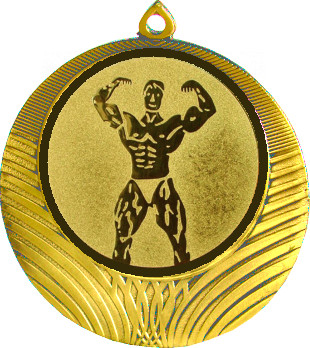 Медаль MN969 (Культуризм, Бодибилдинг, Пауэрлифтинг, диаметр 70 мм (Медаль плюс жетон VN44))