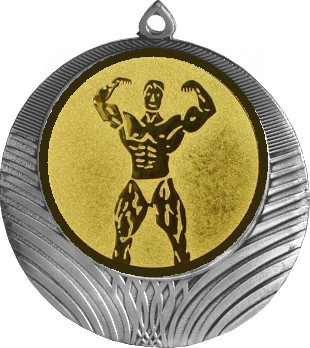 Медаль MN969 (Культуризм, Бодибилдинг, Пауэрлифтинг, диаметр 70 мм (Медаль плюс жетон VN44))