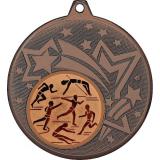 Медаль №45-1274 (Легкая атлетика, диаметр 45 мм (Медаль цвет бронза плюс жетон для вклейки) Место для вставок: обратная сторона диаметр 40 мм)