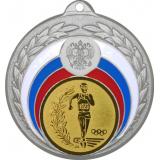Медаль MN118 (Факел, олимпиада, диаметр 50 мм (Медаль плюс жетон))