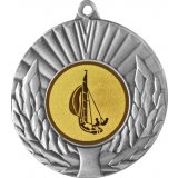 Медаль №53-68 (Регата, диаметр 50 мм (Медаль цвет серебро плюс жетон для вклейки) Место для вставок: обратная сторона диаметр 46 мм)