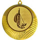 Медаль №53-8 (Парусный спорт, диаметр 70 мм (Медаль цвет золото плюс жетон для вклейки) Место для вставок: обратная сторона диаметр 64 мм)