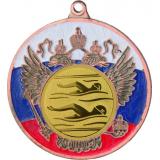 Медаль MN196 (Плавание, диаметр 50 мм (Медаль плюс жетон))