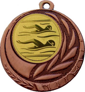 Медаль MN27 (Плавание, диаметр 45 мм (Медаль плюс жетон VN54))
