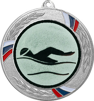 Медаль MN207 (Плавание, диаметр 80 мм (Медаль плюс жетон VN55))