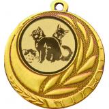 Медаль MN27 (Кошки, диаметр 45 мм (Медаль плюс жетон))