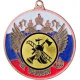 Медаль MN196 (Пожарный, диаметр 50 мм (Медаль плюс жетон))