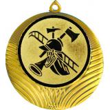 Медаль MN8 (Пожарный, диаметр 70 мм (Медаль плюс жетон))