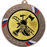 Медаль MN207 (Пожарный, диаметр 80 мм (Медаль плюс жетон))