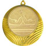 Медаль №561-8 (Армрестлинг, диаметр 70 мм (Медаль цвет золото плюс жетон для вклейки) Место для вставок: обратная сторона диаметр 64 мм)