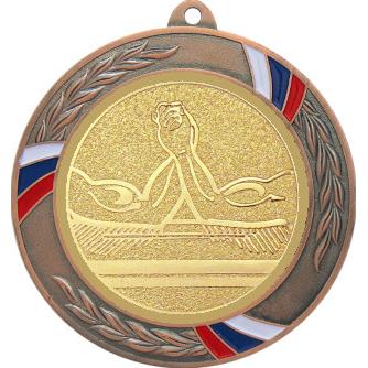 Медаль №561-1285 (Армрестлинг, диаметр 70 мм (Медаль цвет бронза плюс жетон для вклейки) Место для вставок: обратная сторона диаметр 60 мм)
