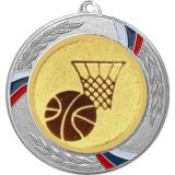 Медаль MN207 (Баскетбол, диаметр 80 мм (Медаль плюс жетон))