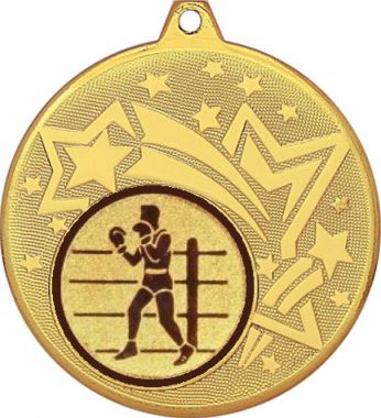 Медаль №571-1274 (Бокс, диаметр 45 мм (Медаль цвет золото плюс жетон для вклейки) Место для вставок: обратная сторона диаметр 40 мм)