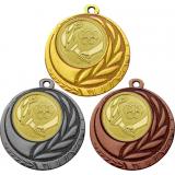 Комплект из трёх медалей MN27 (Факел, олимпиада, диаметр 45 мм (Три медали плюс три жетона))