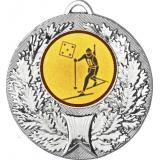 Медаль №579-192 (Биатлон, диаметр 50 мм (Медаль цвет серебро плюс жетон для вклейки) Место для вставок: обратная сторона диаметр 45 мм)